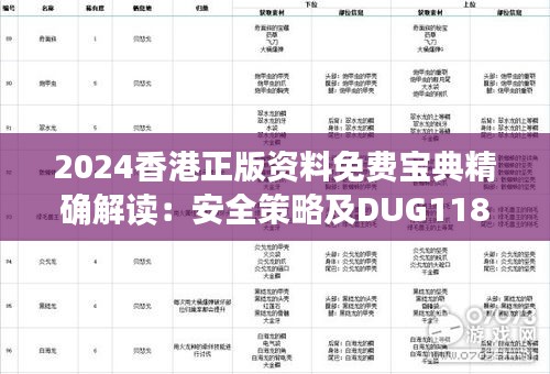 2024年全新澳版資料寶典，安全解析攻略_防護(hù)版HZG730.23