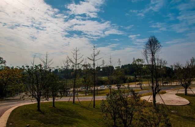 簡陽鰲山公園最新圖片，自然與人文的和諧交融之美展示！