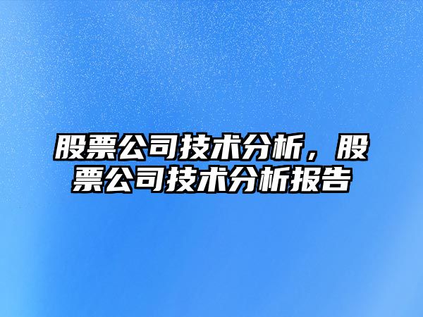 深度解析，公司股票投資潛力與價(jià)值分析